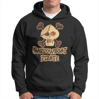 Narrowboat Pirate Narrowboat Graphic Hoodie - Thegiftio UK