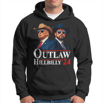 Outlaw And Hillbilly '24 For President Hoodie - Thegiftio UK