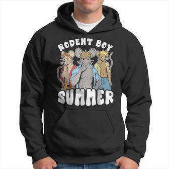 Rat Lover Quote Rodent Boy Summer Cool Vacation Rat Hoodie - Thegiftio UK