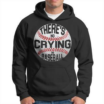 There Is No Crying In Baseball Cute Sports Ball Lover Hoodie - Monsterry
