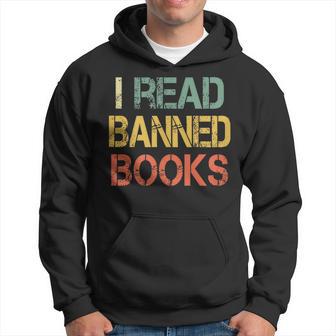 I Read Banned Books Bookworms Love Reading Books Hoodie - Thegiftio UK