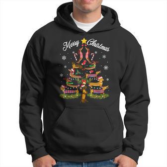 Santa Dachshund Christmas Fun Xmas Dachshund Dachshund S Kapuzenpullover - Geschenkecke