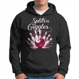 Splits 'N Giggles Bowling Team Cute Bowler Hoodie - Thegiftio UK