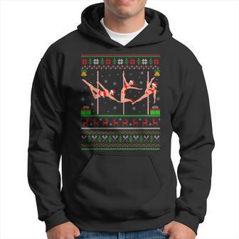Stripper Dance Ugly Christmas Sweater Dancing Xmas Hoodie - Thegiftio UK