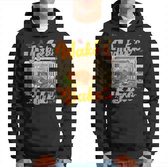 Thanksgiving Wake Bake Turkey Feast Meal Dinner Chef Hoodie - Monsterry
