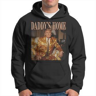 Trump Leopard Daddy's Home Trump 2024 Hoodie - Thegiftio UK