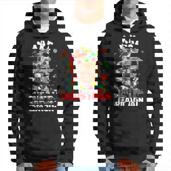 Trump Santa Xmas Lights Make Christmas Great Again Hoodie - Thegiftio UK