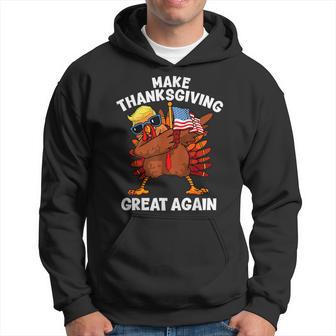 Trump Turkey Make Thanksgiving Great Again Trump 2024 Hoodie - Thegiftio UK