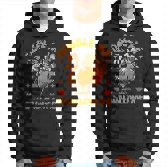 Turkey Gobble Me Swallow Me Adult Humor Thanksgiving Hoodie - Seseable