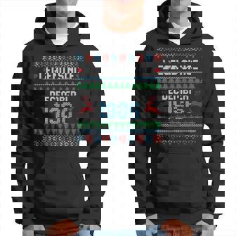 Ugly Christmas Sweater 35Th Birthday December 1986 Hoodie | Seseable UK