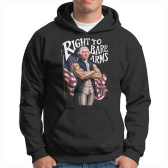 Usa George Washington Patriotic Right To Bear Arms Hoodie - Thegiftio UK