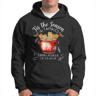 Xmas Tis The Season For Tamales Christmas Mexican Food Hoodie - Thegiftio UK