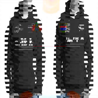 Gambia Sports De Fútbol Con Bandera De Fútbol Sudadera - Regaloses