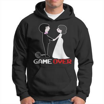 Game Over Wedding Groom Jga Kapuzenpullover - Geschenkecke