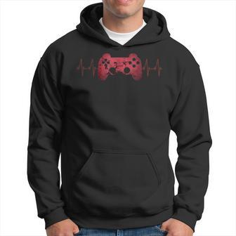 Gamer Heartbeat Zocker Jungs Jungen Nagerideospiele Kapuzenpullover - Geschenkecke