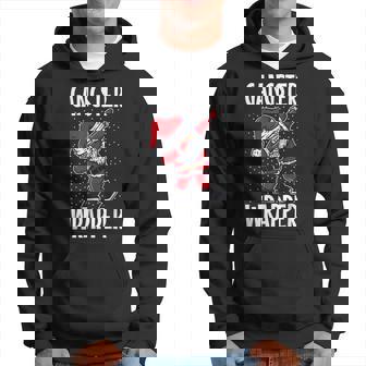 Gangster Wrapper Ugly Christmas Sweater Pun Gangsta Hoodie - Thegiftio UK