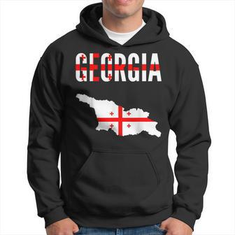 Georgian Georgian Map Flag Kapuzenpullover - Seseable