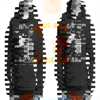 Ghost Code Boo In The Icu Nursing For Halloween Costume Hoodie - Thegiftio UK