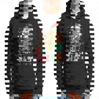 Gingerbread Man Oh Snap Christmas Cookie Baking Xmas Hoodie | Mazezy