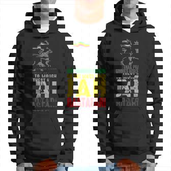 Give Thanks & Praises Rastafari Reggae Jah Rasta Clothing Hoodie - Monsterry