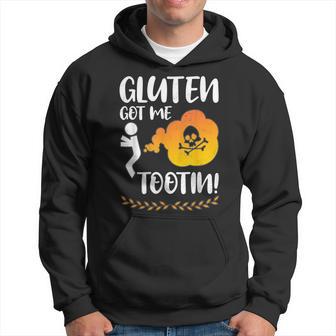 Gluten Tootin Gluten Free Joke Gluten Jokes Hoodie - Thegiftio UK