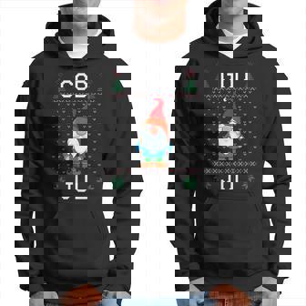 God Jul Swedish Tomte Gnome Ugly Christmas Sweater Boys Hoodie - Thegiftio