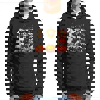 Golden Retriever Ghost Halloween Dog Lovers Hoodie - Thegiftio