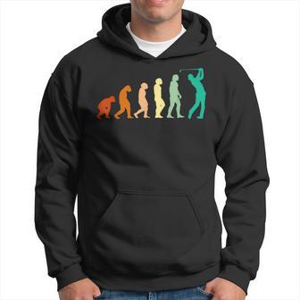 Golf Human Evolution Golfers Golf Players Golfing Apparel Hoodie - Thegiftio UK