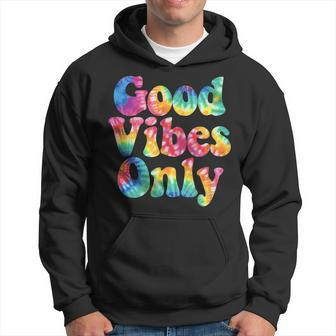 Good Vibes Only Awesome Summer Streetwear Tie Dye Hoodie - Monsterry AU