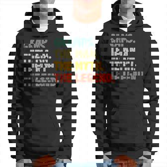 Gramps The Man The Myth The Legend Vintage For Gramps Hoodie - Thegiftio UK