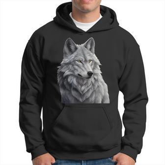 Grauer Wolf Kapuzenpullover - Geschenkecke