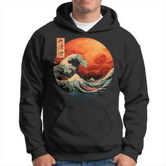 The Great Wave Kanagawa Japanese Streetwear Hoodie - Thegiftio UK