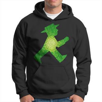 Green Traffic Light Man Ampelmann Grün Hoodie - Thegiftio UK