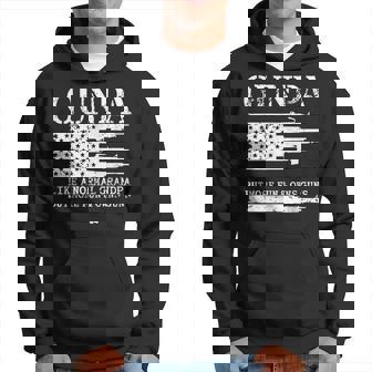 Gunpa Like A Normal Grandpa But More Fun And Owns Guns Mens Hoodie - Thegiftio