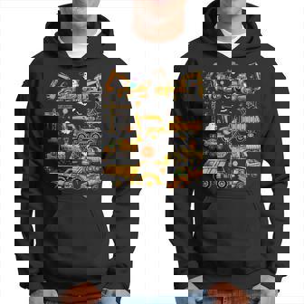 Halloween Construction Trucks Halloween Costume Boys Toddler Hoodie - Thegiftio UK