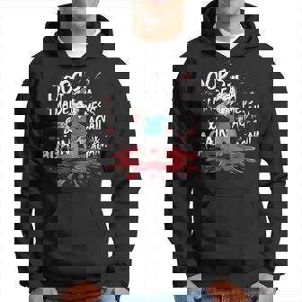 Halloween Evil Serial Killer Oops I Made A Mess Again Horror Hoodie | Mazezy