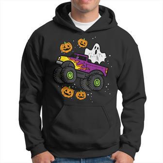 Halloween Ghost Monster Truck Costume Toddler Boys Kid Youth Hoodie - Thegiftio UK