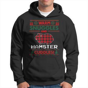 Hamster Merry Christmas Pajama Ugly Christmas Sweater Hoodie - Thegiftio UK