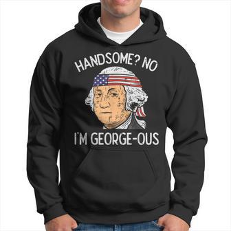 Handsome No Georgeous Washington 4Th Of July Fourth Hoodie | Seseable UK