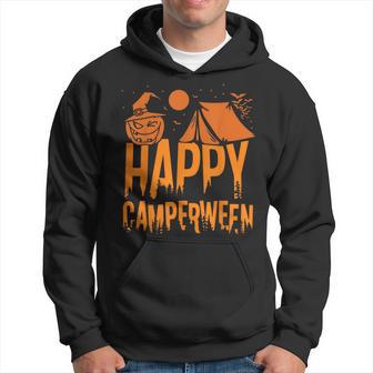 Happy Camperween Camper Camping Halloween Hoodie - Thegiftio UK