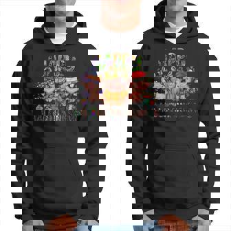 Happy Hallothanksmas Cute Pig Farm Animals Farmer Pig Lover Hoodie - Monsterry