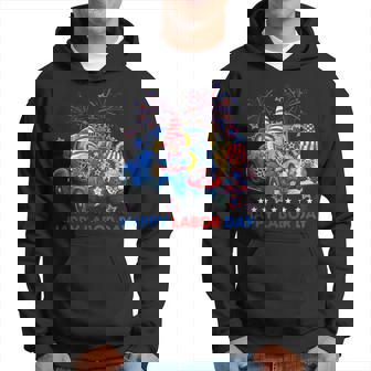 Happy Labor Day Fireworks American Flag And Gnomes Hoodie - Thegiftio UK
