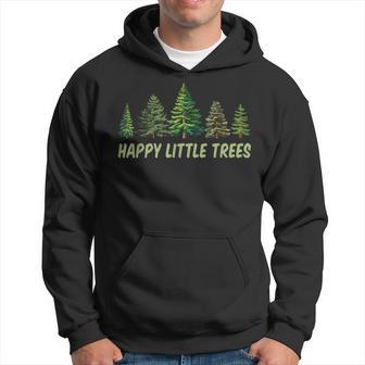 Happy Little Trees Vintage Camping Hoodie - Thegiftio UK