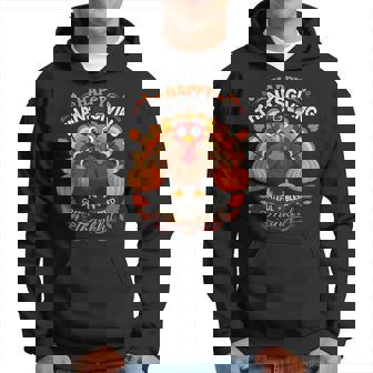 Happy Thanksgiving Turkey Grateful Blessed Grateful Hoodie - Thegiftio UK
