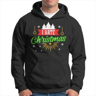 I Hate Christmas Anti-Christmas Christmas Stocking Hoodie - Thegiftio UK