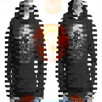 Headless Horseman Cool Halloween Graphic Hoodie - Thegiftio