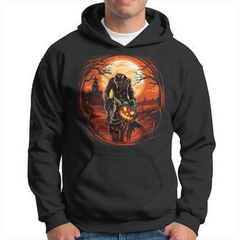 Headless Horseman Cool Halloween Graphic Hoodie - Thegiftio UK