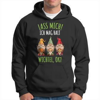 Herbst Lass Mich Ich Mag Wichtel Kapuzenpullover - Geschenkecke