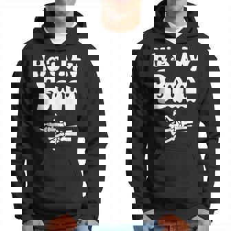 He's My Boo Skeleton Couples Matching Couple Halloween Hoodie - Thegiftio UK