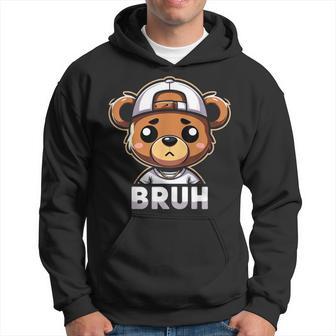 Hip Hop Teddy Bear Bruh Rap Music Hoodie - Thegiftio UK